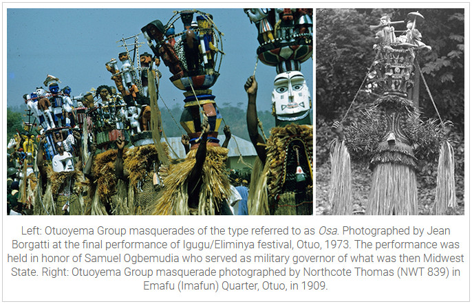 Jean Borgatti Eliminya Festival masquerades