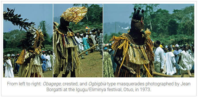 Jean Borgatti Eliminya Festival masquerades
