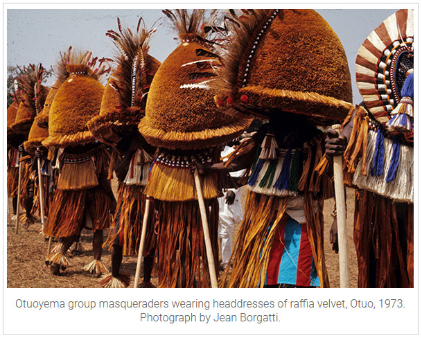 Jean Borgatti's photograph of Eliminya or Igugu festival, 1973.