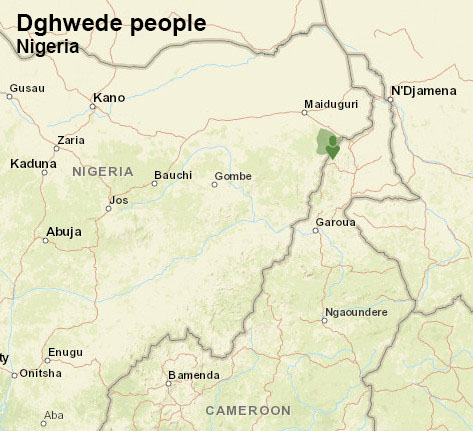 Dghwede people map