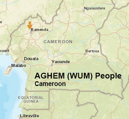 Aghem people map