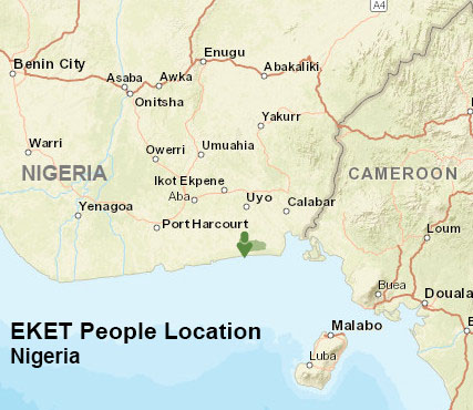 Eket people map