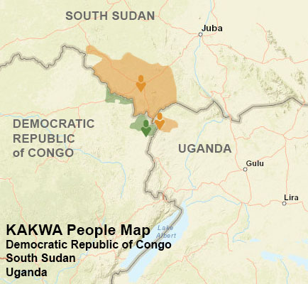 Kakwa people map