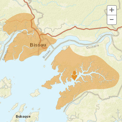 Mankanya people map