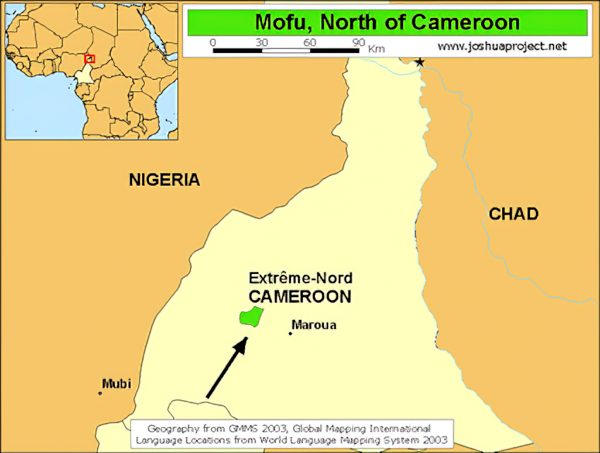 Mofu people map