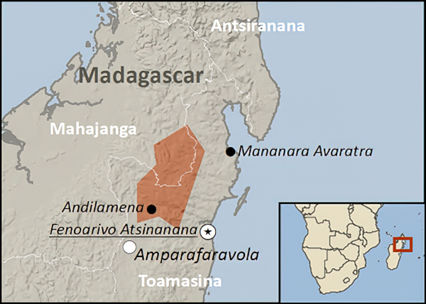 Sihanaka people map